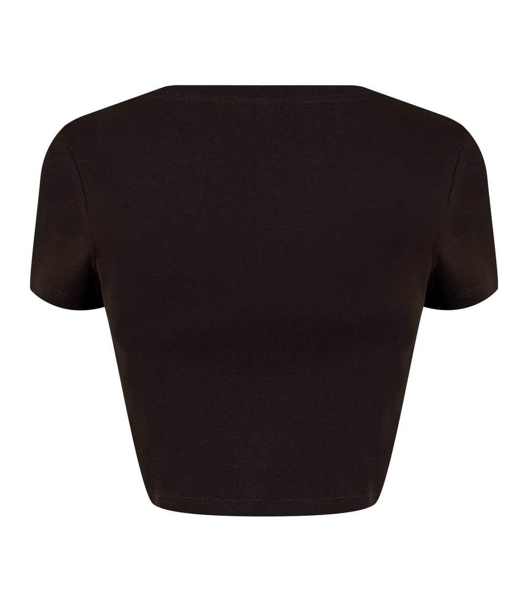 T-shirt Court Femme Noir Jack Wills-2