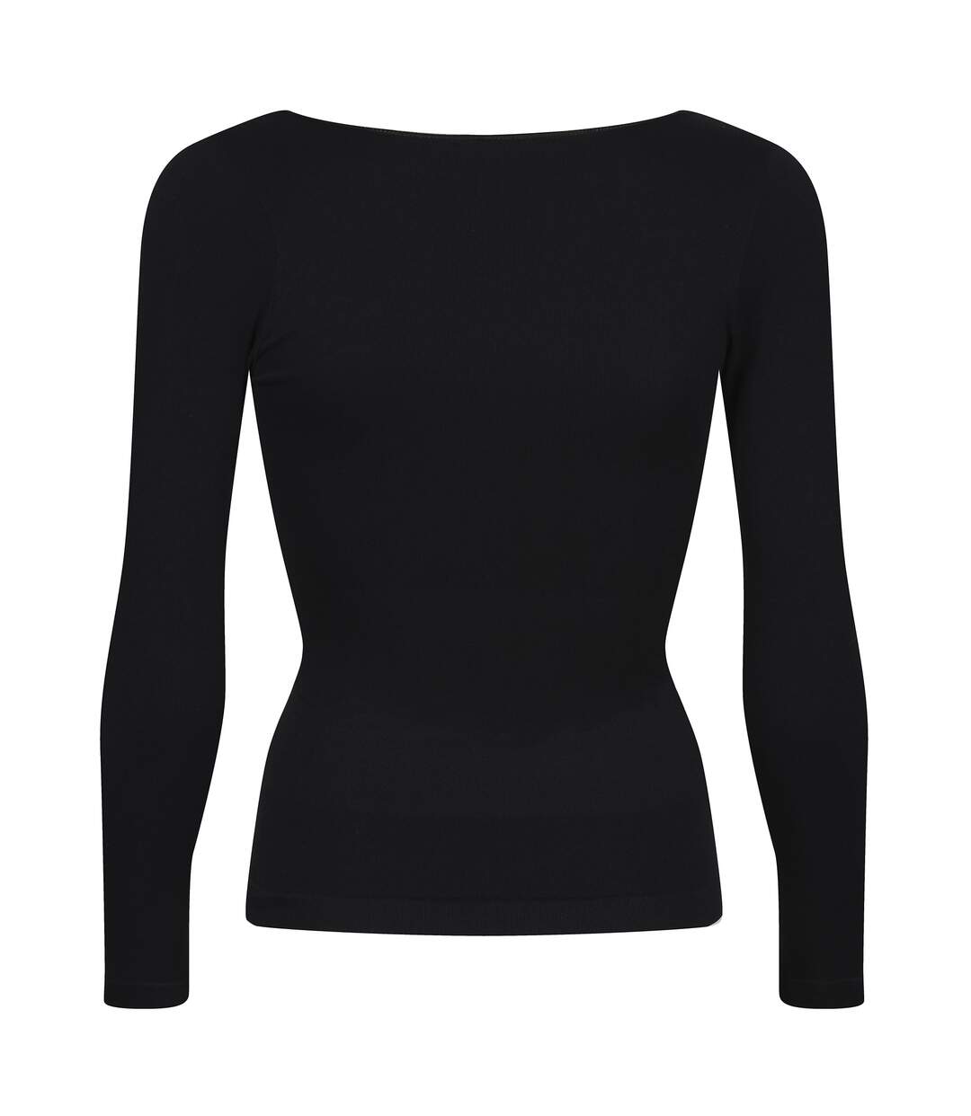 Ladies Essentials Long Sleeve Top Sculpting Recycled Stretch Everyday Fit-2