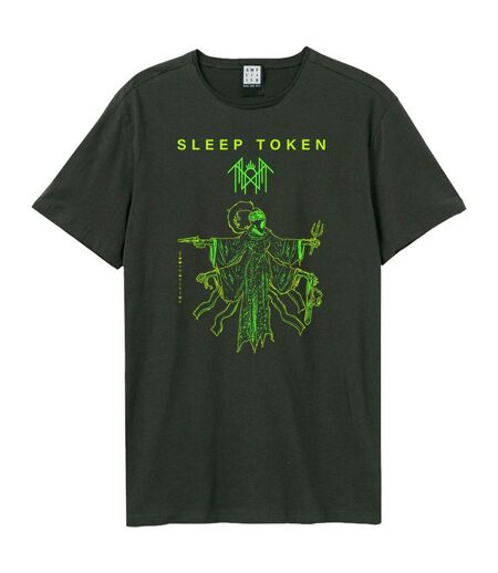 T-shirt Motif/style Poster Sleep Token Bl Adulte Charbon Amplified