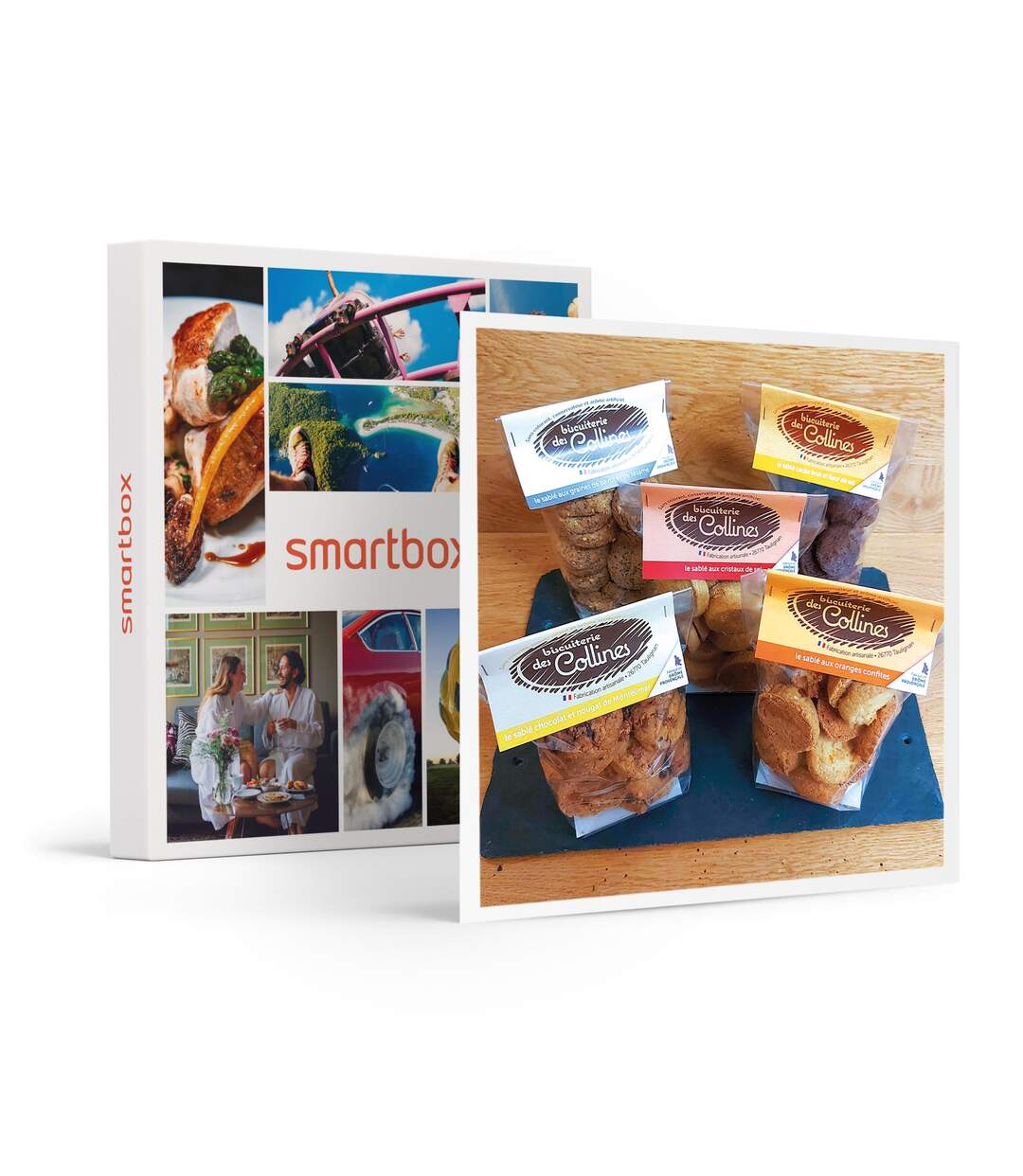 Coffret gourmand avec déclinaison de sablés à recevoir à la maison - SMARTBOX - Coffret Cadeau Gastronomie-1