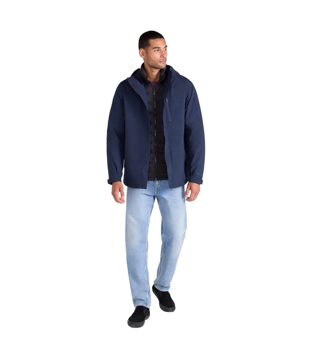 Doudoune Imperméable Motif/style 3-en-1 Homme Bleu Marine Animal-4