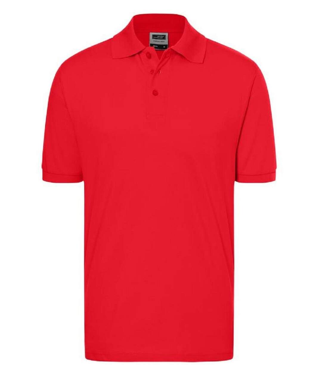 Polo manches courtes - Homme - JN070C - rouge vif