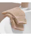 Lot de 2 Gants de Toilette Elegance 15x21cm Noisette-3