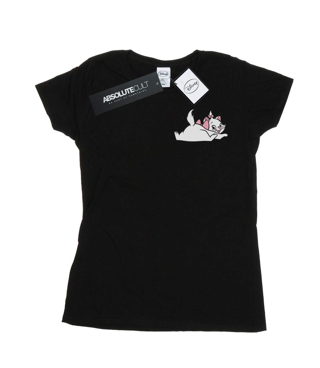 Disney - T-shirt ARISTOCATS MARIE SWEET BACKSIDE BREAST PRINT - Femme (Noir) - UTBI15563-1