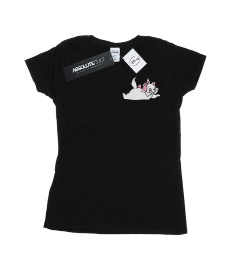 Disney - T-shirt ARISTOCATS MARIE SWEET BACKSIDE BREAST PRINT - Femme (Noir) - UTBI15563