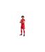 Short De Foot Motif/style 3 Rayures Squadra Homme Rouge Adidas-1