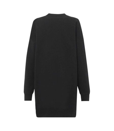 Robe Sweat Denim Division Femme Noir Diesel