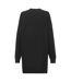 Robe Sweat Denim Division Femme Noir Diesel-3