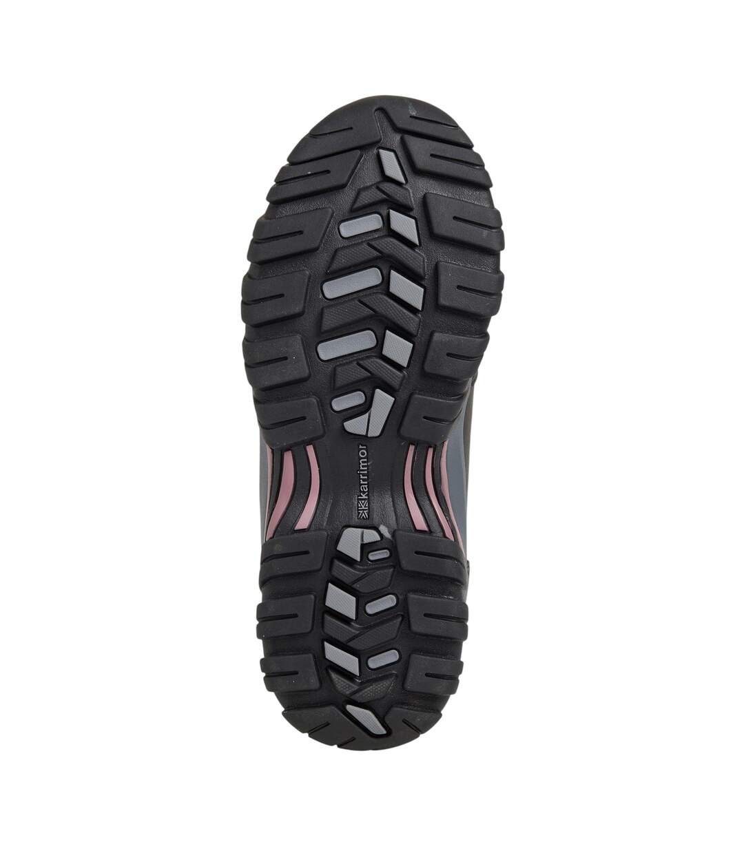 Womens/ladies Mendip Leather Hiking Boots Black Karrimor-2