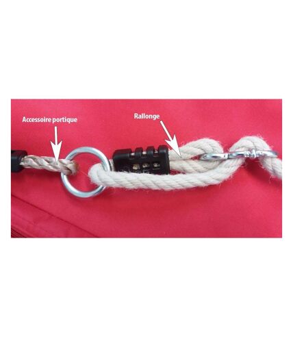 Rallonge de corde en chanvre synthétique 1,10m à 1,90m