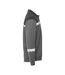 Mens Progression Hi-vis Polo Sweatshirt Grey Black Projob-3