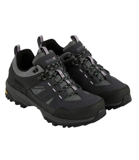 Chaussures De Marche Regen Femme Gris Phoque Vieux Rose Regatta