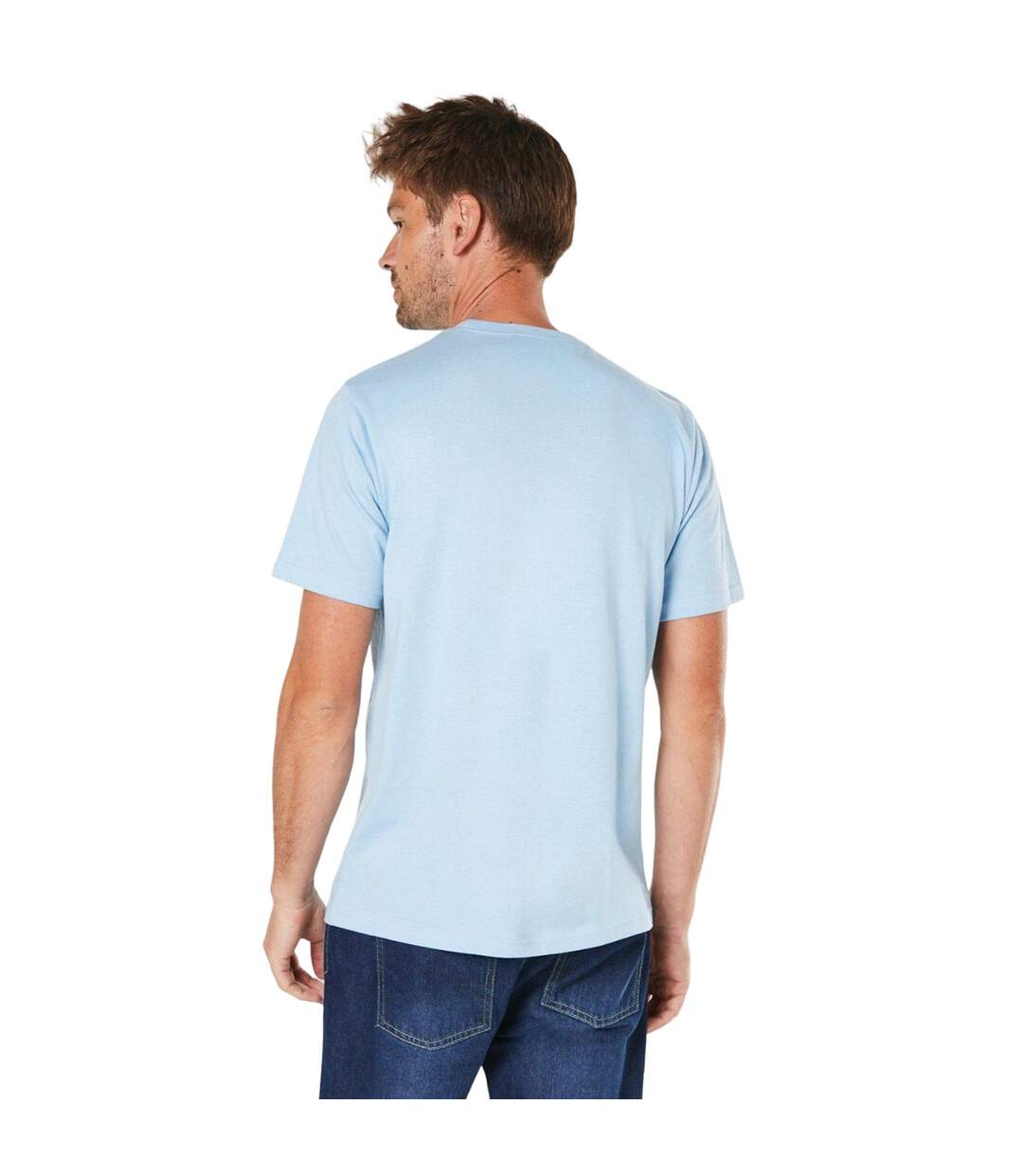 T-shirt homme bleu Maine