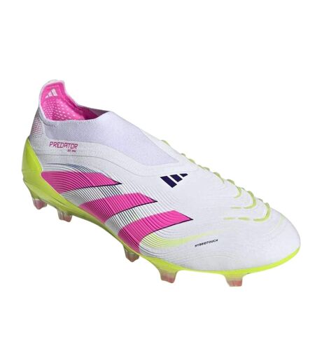 Chaussures De Foot Pour Terrain Ferme Predator Elite Homme Blanc Rose Adidas