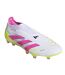 Chaussures De Foot Pour Terrain Ferme Predator Elite Homme Blanc Rose Adidas-1