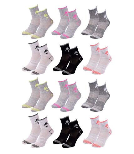 Chaussettes Femme QUARTER KAPPA Lot de 12 Pack de 12 Paires 3259