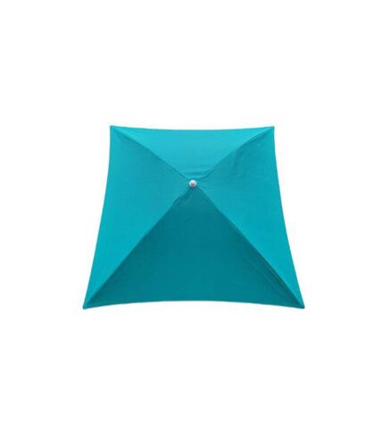 Parasol de Plage Carré Helenie 239cm Turquoise