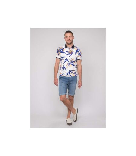 Polo manches courtes coton motifs PEWA