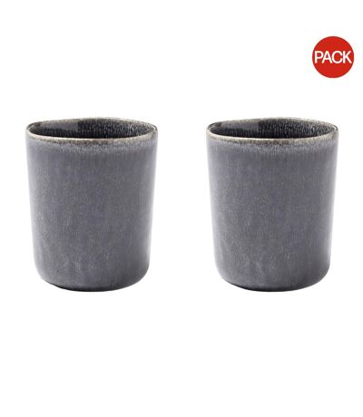 Pack of 2  Nomimono mug  one size black Vinga