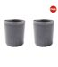 Pack of 2  Nomimono mug  one size black Vinga-1