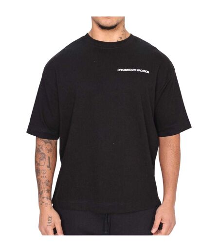 T-shirt Dreamscape Homme Noir Rose London