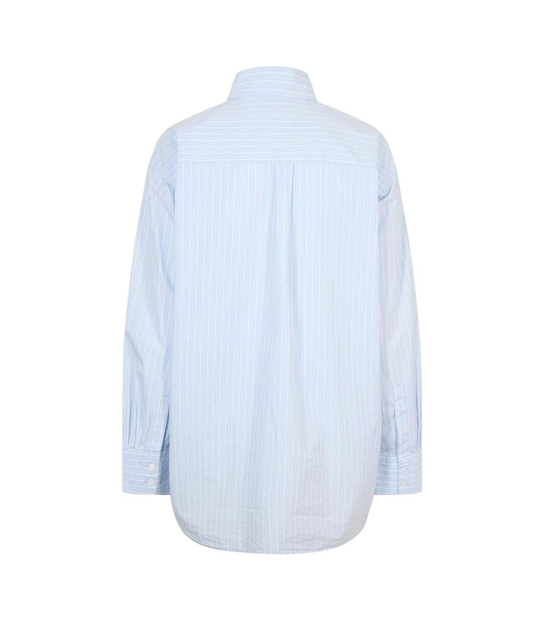 Womens/ladies Lola Oxford Long-sleeved Button-down Shirt Beautiful Blue Levis-3