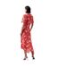 Womens/ladies Keyhole Midi Dress Cayenne French Connection-3