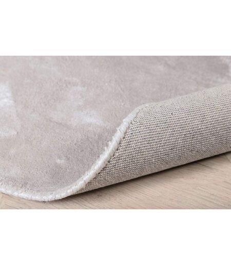 Tapis Déco Rond Indra 200cm Argent