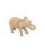 Statuette Déco Éléphant Kyra 30cm Naturel-1