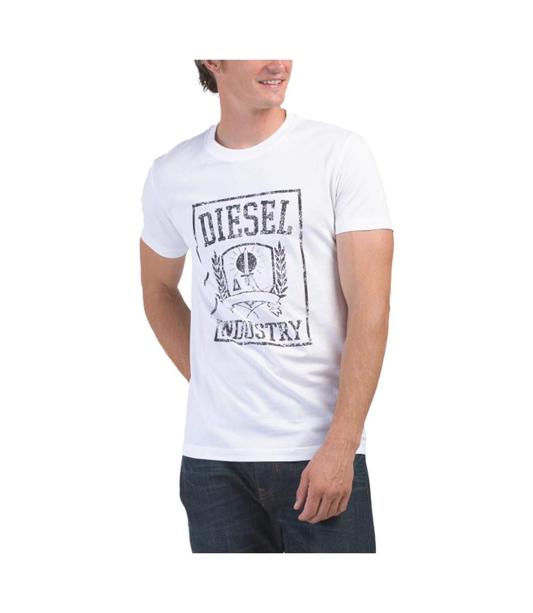 T-shirt Blanc Homme Diesel RPATI - 3XL-1