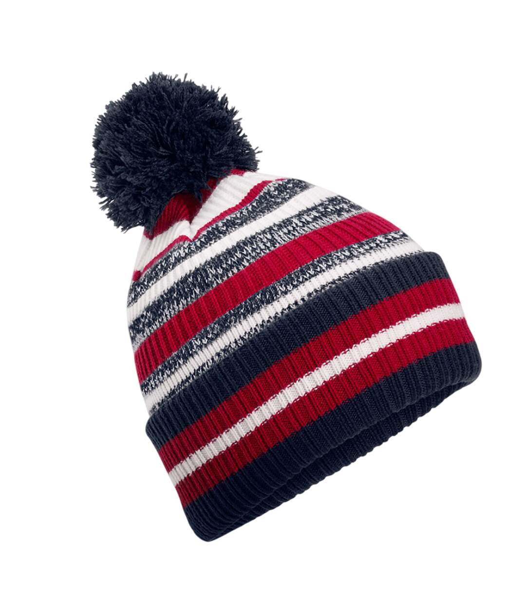 Bonnet Multi-sport Fan Adulte Bleu Marine Français Rouge Classique Blanc Beechfield-2