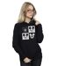 Disney - Sweat à capuche MICKEY MOUSE SMILING SQUARES - Femme (Noir) - UTBI10588-2