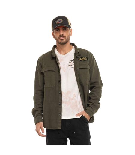 Sur-chemise homme en twill avec broderie Wall Vondutch