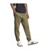 Mens Essentials Stripe Tapered Joggers Olive Strata Adidas-2