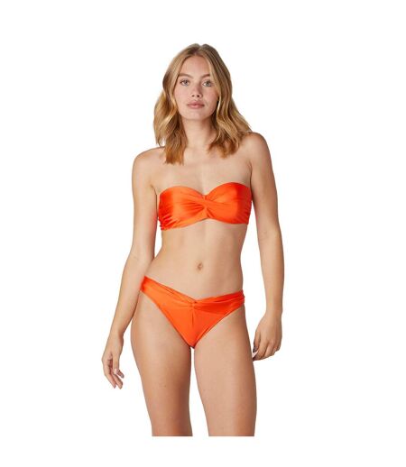 Haut de maillot de bain balconnet orange Reflet