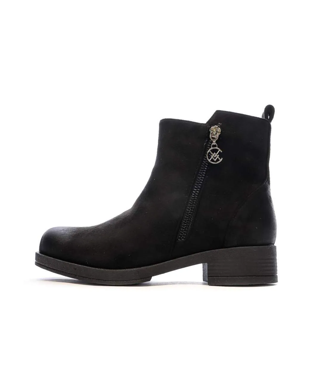 Bottines noires femme chattawak vamp-1
