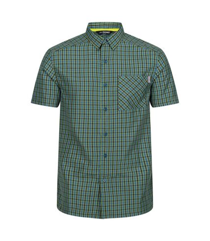 Chemise kalambo homme vert piquant / bleu marocain Regatta