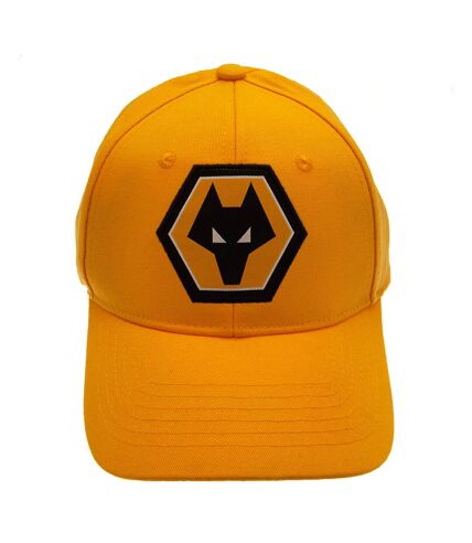 Wolverhampton Wanderers FC Crest Baseball Cap (Yellow/Black) - UTTA10767