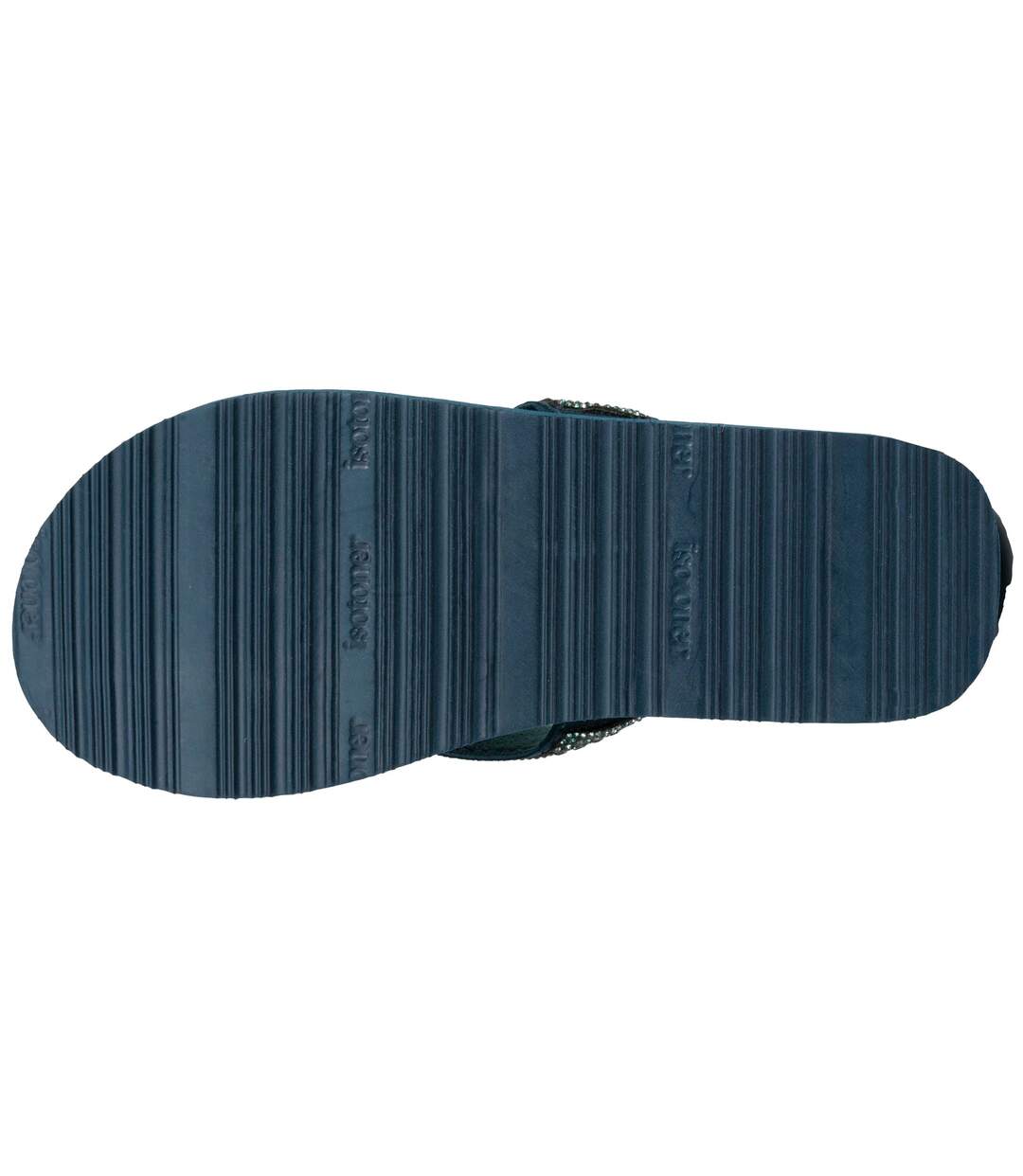 Isotoner Tongs femme sandales plage d'été, semelles eva légères et confortable-5