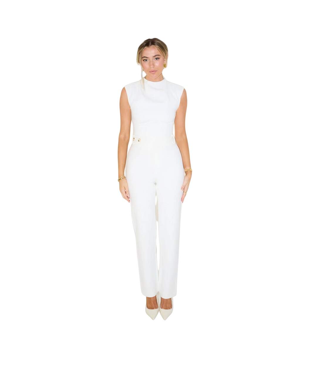 Pantalon The Ultimate Femme Blanc Muse-4