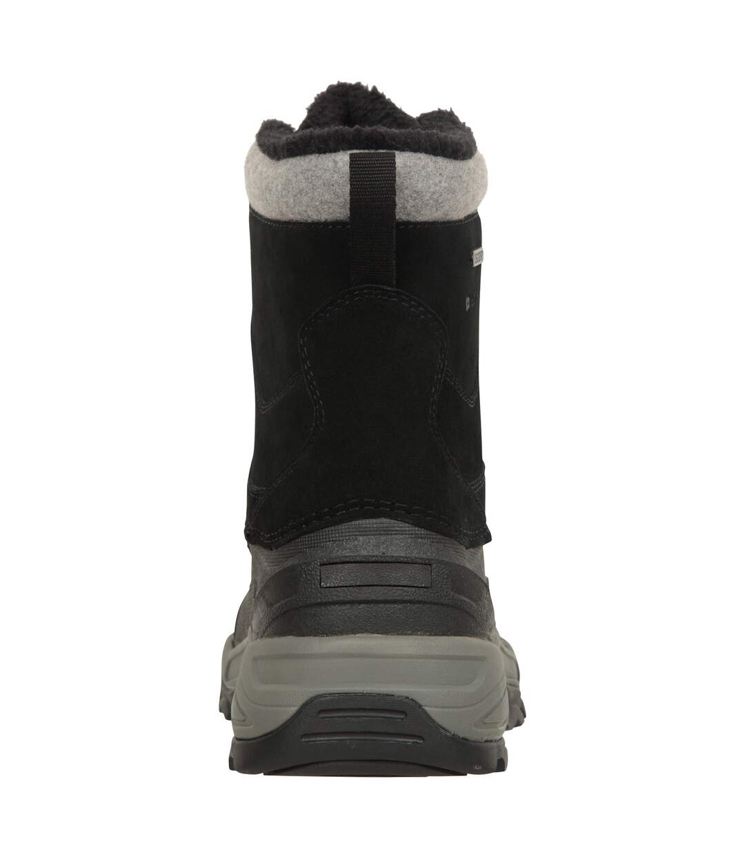 Mens Snowdon Extreme Suede Snow Boots Black Mountain Warehouse-2
