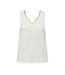 Débardeur blanc femme jdy lurex-1