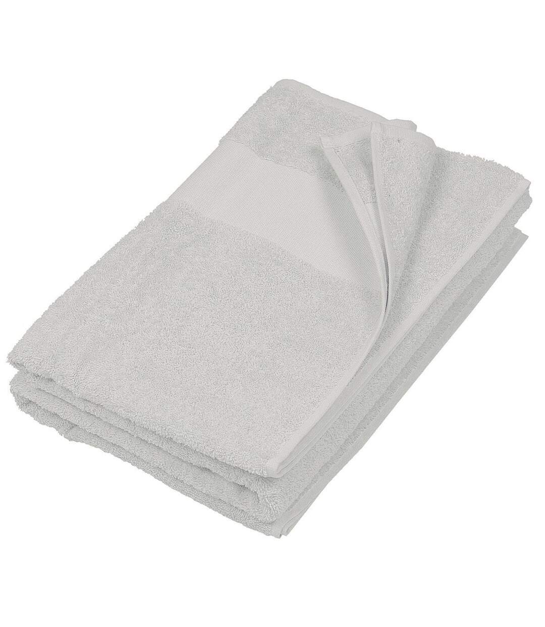 Serviette de toilette - K112 - gris clair-1