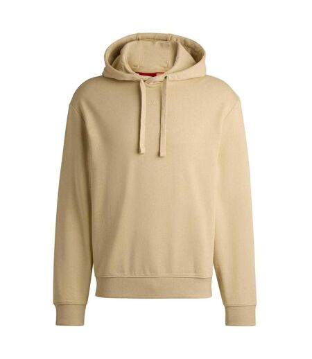 Mens Pullover Hoodie Beige Hugo