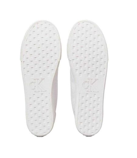Baskets Décontracté Ess Vulc Homme Blanc Vif Calvin Klein
