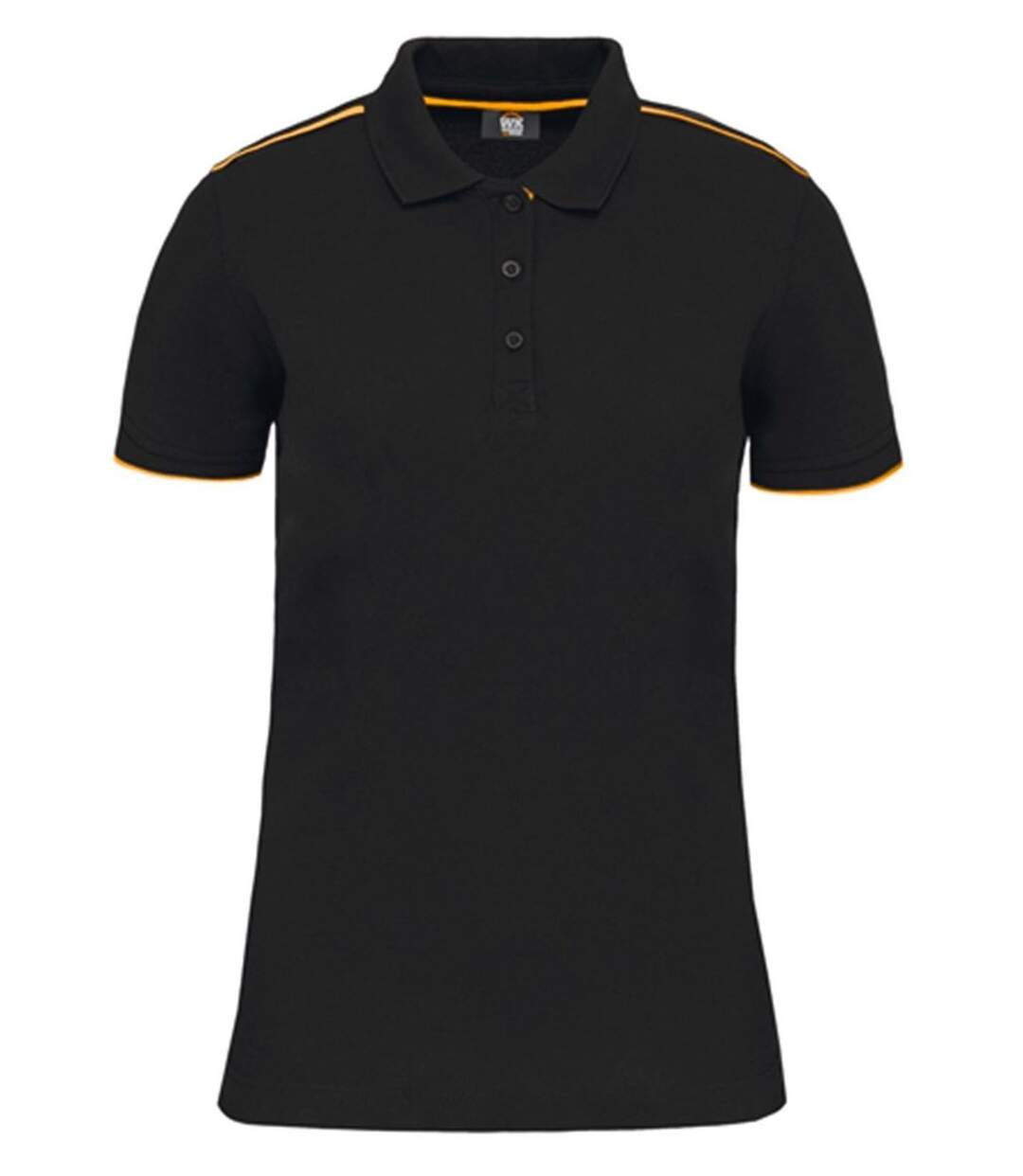 Polo professionnel DayToDay pour femme - WK271 - noir et jaune