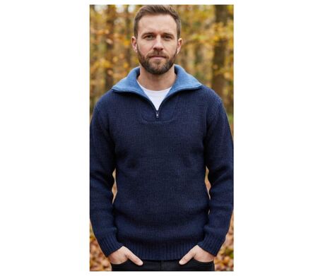 Pull camionneur col camionneur 30% laine PRIMO6