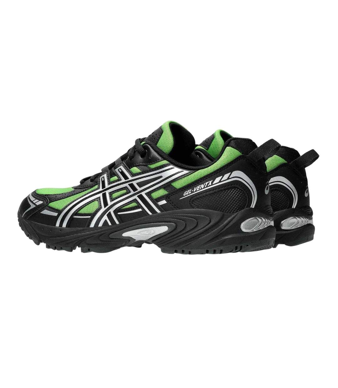Mens Ventx Gel Trainers Piquant Green Black Pure Asics-2