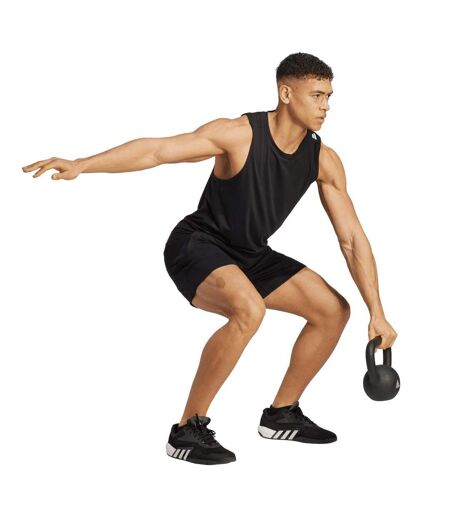 Mens Training Shorts Black Adidas