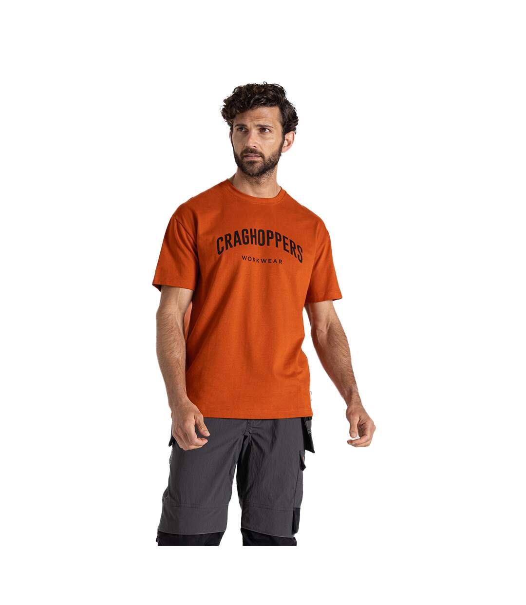 Mens Batley Work T-shirt Potters Clay Craghoppers-4